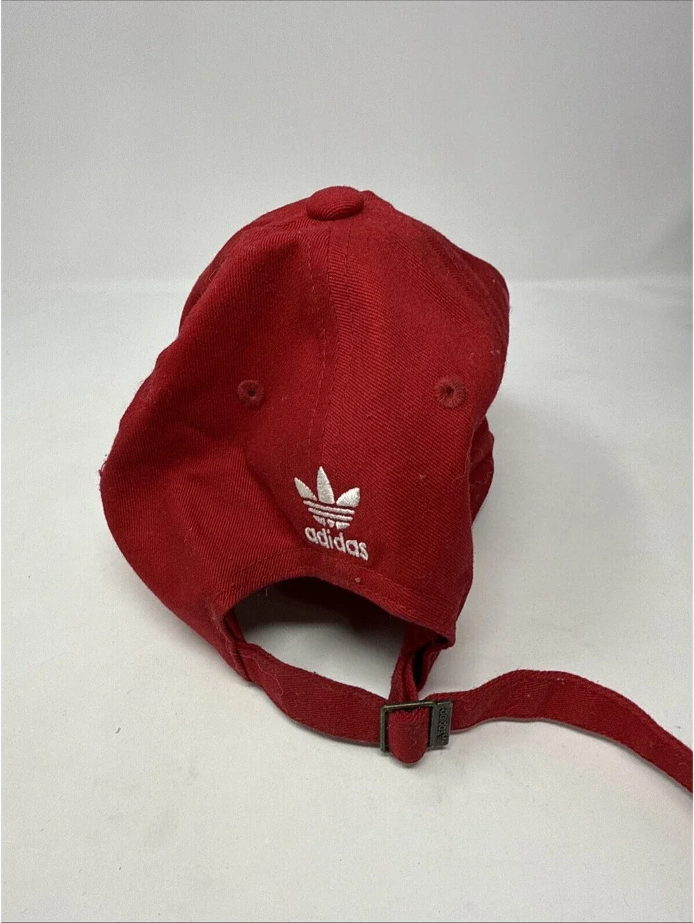Adidas Logo Men’s Strapback Hat - Red
